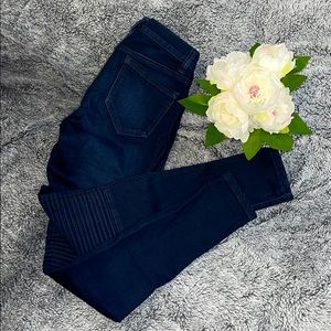 DYNAMITE Moto Biker Skinny Jeans